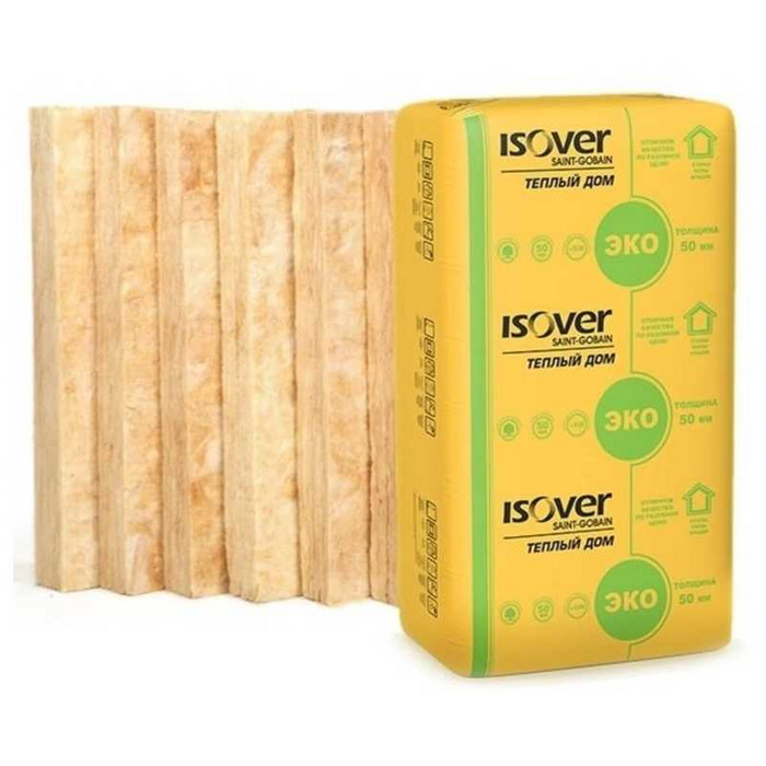 Утеплитель Isover Изовер Тёплый Дом Плита 50х610х1170 в Кировске