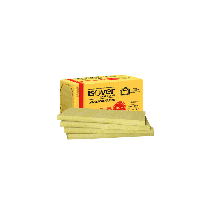 Утеплитель Isover Каркасный дом 100х600х1000 в Кировске